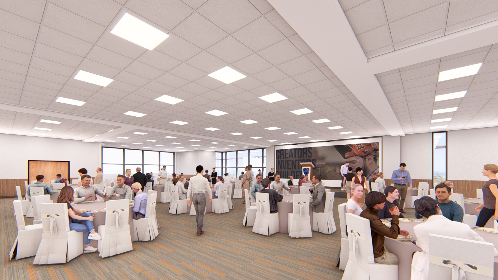 Christian Polytechnic University Center - Internal Render