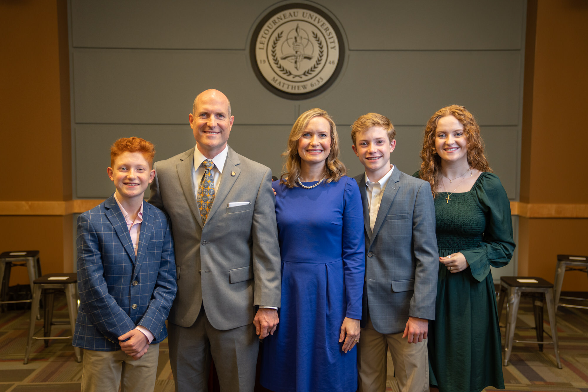 Dr Mason and his family